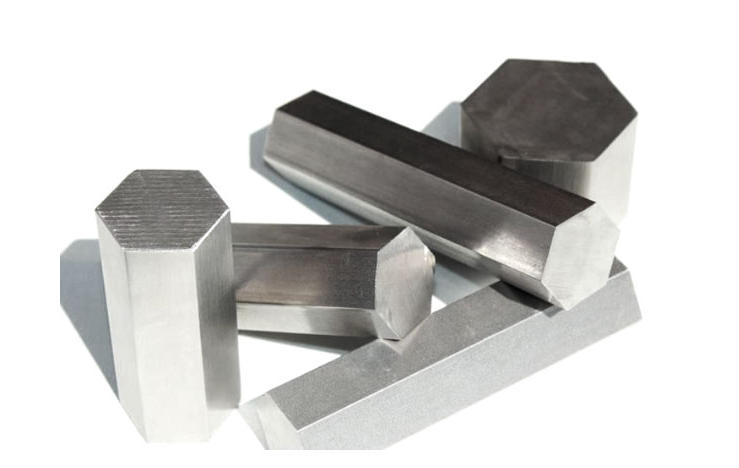 Six stainless steel angle bar