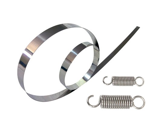 Stainless steel strip for springs